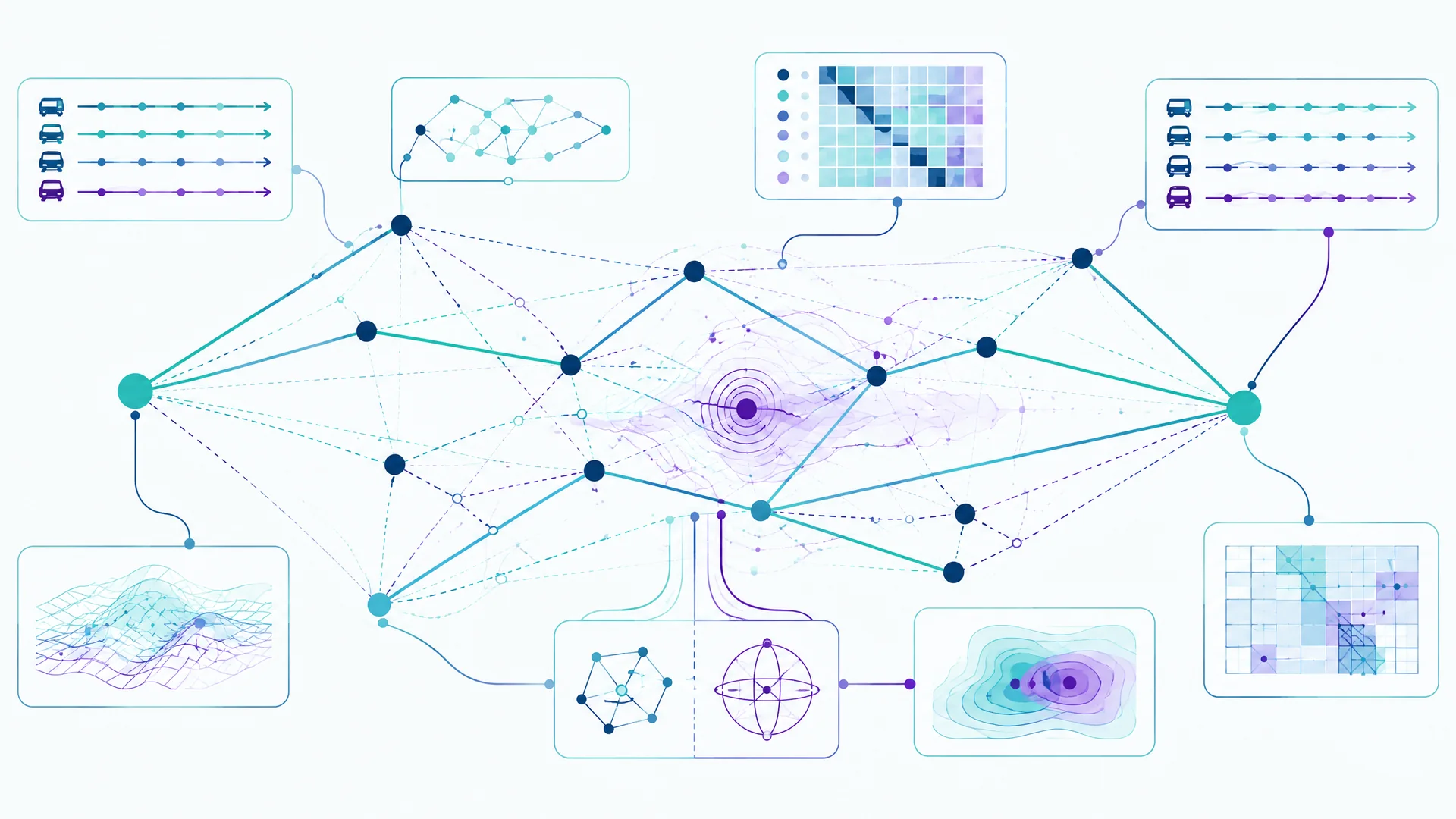 Schematische Verbindung klassischer Optimierung und quanteninspirierter Logistikmodelle